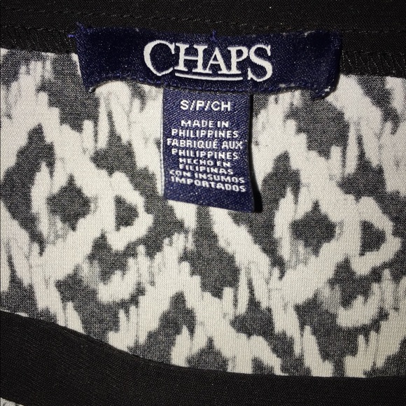 Beautiful Midi Chaps Brand B&W Diamond Dress - Picture 3 of 4